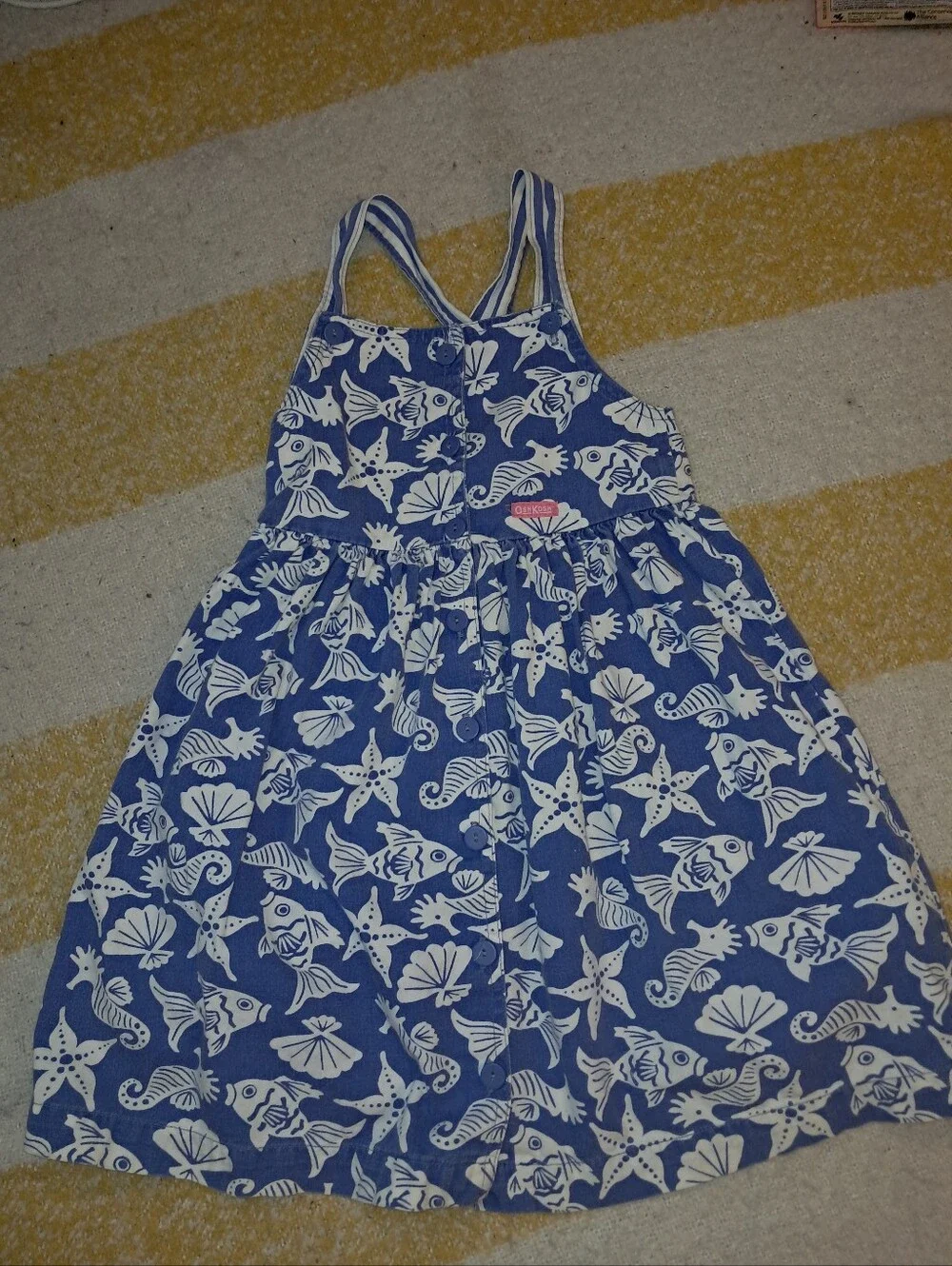 Vintage Oshkosh b'gosh brand Little girls size 6, 100% cotton, dress